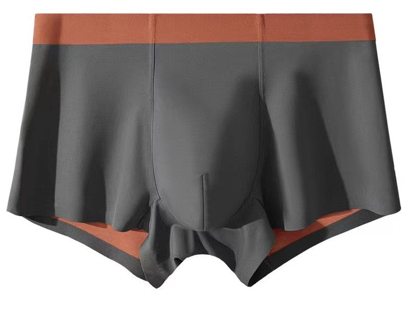 Zhejin same style 100 modal men's underwear contrast color four corners boxer