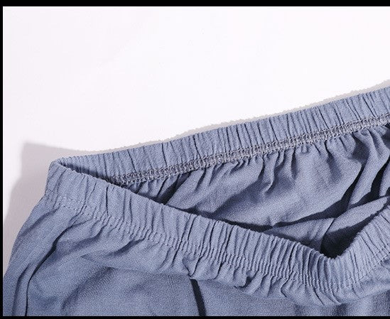 Middle-aged and elderly men's cotton underwear antibacterial breathable bottom loose cotton popular high waist briefs