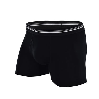 Men's underwear stretch cotton mid waist breathable long men's sports boxer shorts