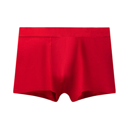 Men's underwear boxer briefs modal skin-friendly solid color quick-drying boxer briefs