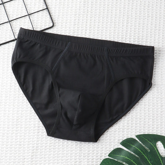 Men's underwear men's briefs pure cotton breathable mid-waist cotton fabric large size youth shorts bottoms men's