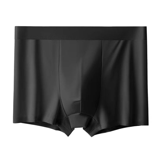 Thin ice silk men's underwear boxer briefs summer seamless breathable loose thin men's boxer briefs