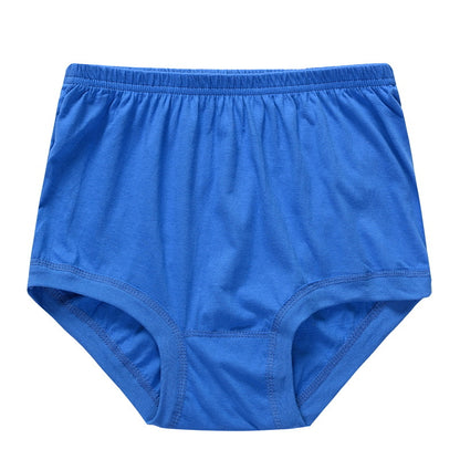 Middle-aged and elderly men's large size cotton shorts pure cotton briefs