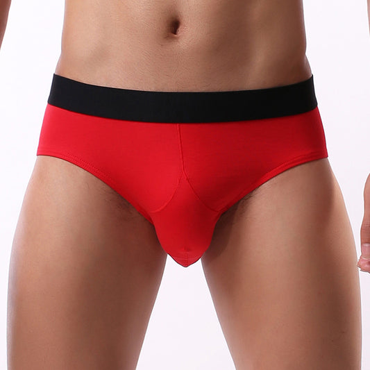 Men's underwear briefs breathable and comfortable pure cotton waistband