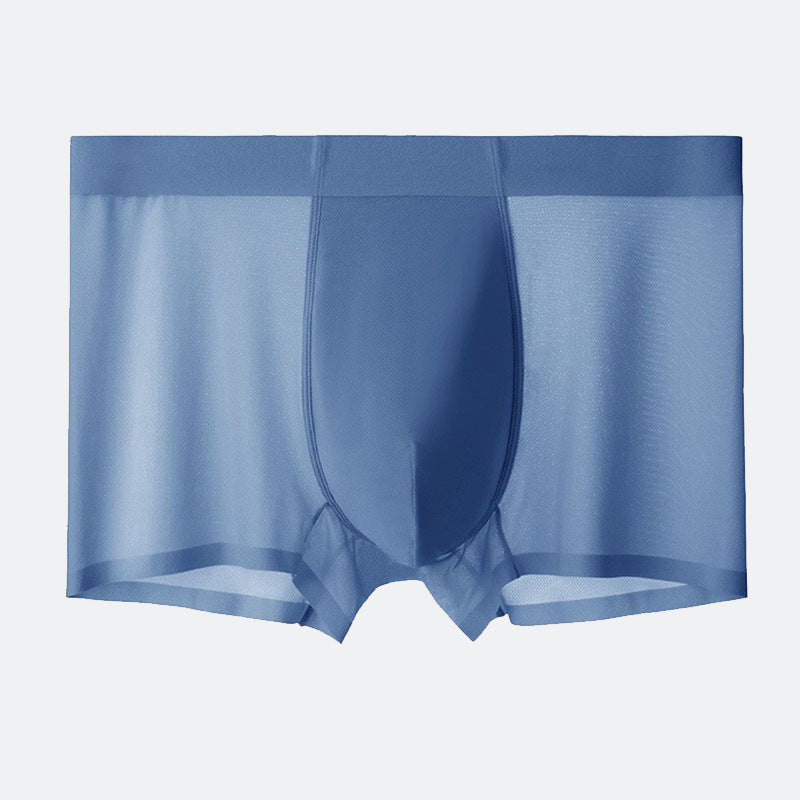 Men's summer underwear 120 ultra-thin cool ice silk underwear boys breathable seamless boxer briefs