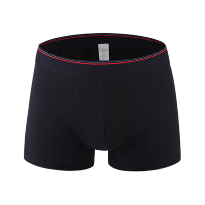 Plus size, enlarged and widened men's solid color cotton underwear fat guy boxer briefs underwear