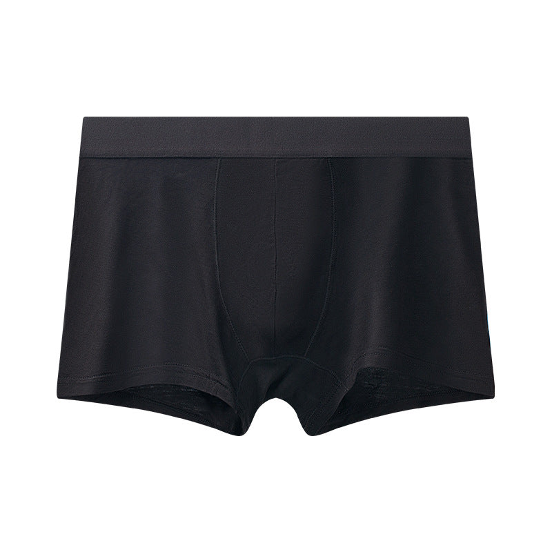 Men's underwear boxer briefs modal skin-friendly solid color quick-drying boxer briefs