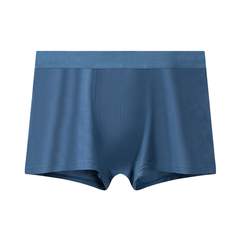 Men's underwear boxer briefs modal skin-friendly solid color quick-drying boxer briefs