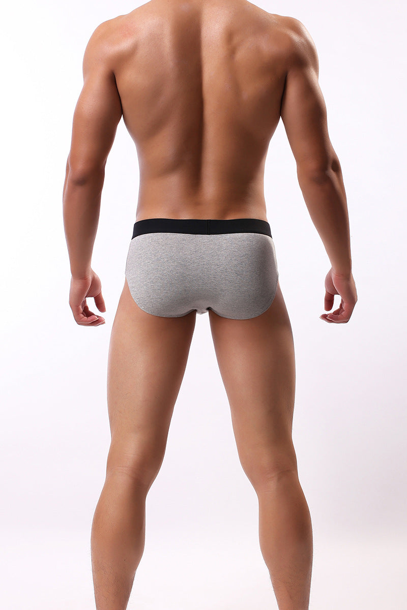 Men's underwear briefs breathable and comfortable pure cotton waistband