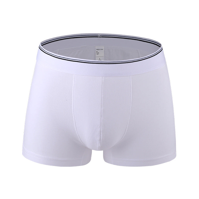 Plus size, enlarged and widened men's solid color cotton underwear fat guy boxer briefs underwear