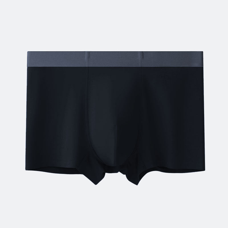 Men's underwear pure cotton soft long-staple cotton mid-waist seamless underwear men's pure cotton breathable antibacterial boxer briefs