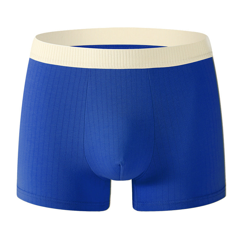 Pure cotton solid color cotton men's boxer shorts sports briefs boys boxer shorts