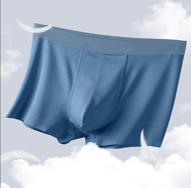 Long-staple cotton men's underwear 60S pure cotton underwear boys breathable seamless boxer shorts